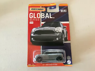 2011 Mini Countryman - #2 - GREY - 2021 Matchbox GLOBAL UK Series Case A 2/14 • $2.95