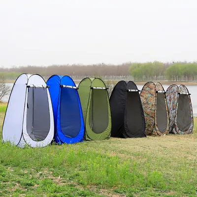 Portable Pop Up Privacy Tent Camping Shower Toilet Hiking Outdoor Changing Room • £15.99
