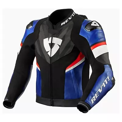 Revit Hyper Speed Motorcycle Jacket Motorbike Leather Racing Jacket • $199.99