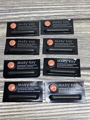 Mary Kay Cosmetics Lip Gloss Samples Au Naturel Pink Lot Of 8 • $10.19