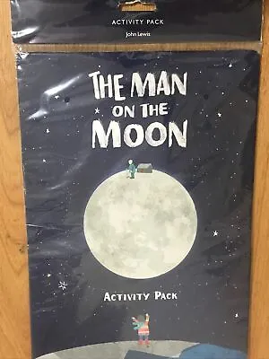 NEW The Man On The Moon Activity Pack By John Lewis • £3