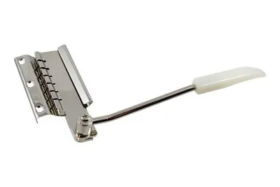 Short Nickel Lyre Vibrola Guitar Tailpiece For Vintage Gibson® TP-3683-001 • $128.30