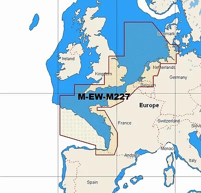 C-MAP MAX WIDE M-EW-M227 NORTH WEST EUROPEAN COASTS MSD/SD Chart • $301.92