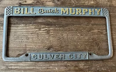 Vintage Bill Murphy Buick Dealer License Plate Frame Culver City CA • $45.99