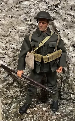 1/6 Kitbash Dragon/Sideshow WWI US Marine “Devil Dog” W/1903 Rifle/Trench Knife • $59