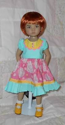 Monique Gold BUBBLES Doll Wig SZ 7/8 CARROT RED Short Bobb Synthetic Mohair NWT • $23.99