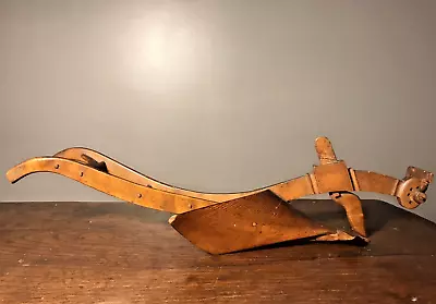 Treen: A Rare And Quirky Folk-art Model Of Horse-drawn Plough C. 1850 • £195