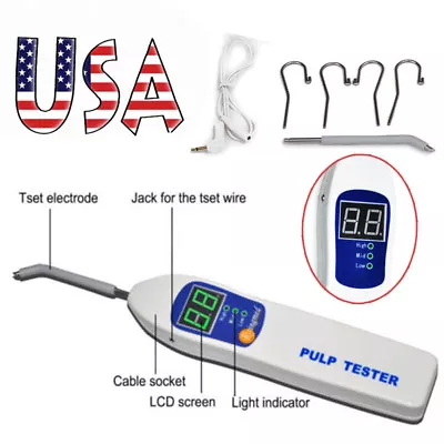 $21.79 • Buy Dental Pulp Tester Testing Endodontic Teeth Nerve Vitality Test Denstist Tool US