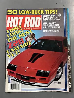 Hot Rod Magazine Dec 1981 Vintage Classic Cars Camaro Z28 Custom Street Muscle • $8