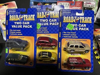 Road & Track 3 X 2 Pack Maisto Road & Track 1/64 Scale A98 (New) • $32.83