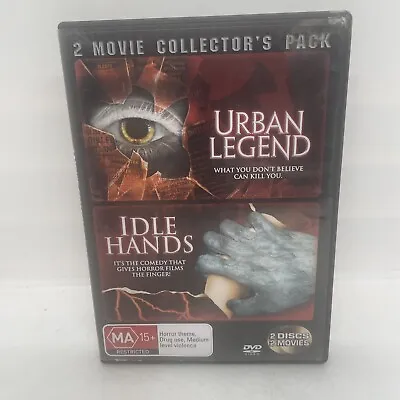 Urban Legend  / Idle Hands  (DVD 1998) R4 AUS Fast Free Tracked Post Au • £17.79