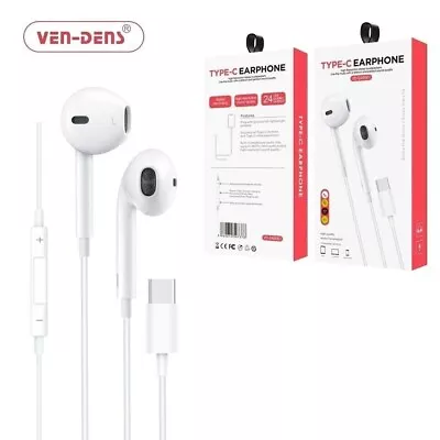 For Samsung Galaxy A34 A54 5G 2023 UK Headphones USB Type-C Stereo Earphones • £4.37