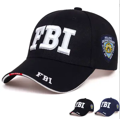 Baseball Cap FBI Officer Army SWAT Security Police US FBI Hat Embroidery New Cap • $8.45
