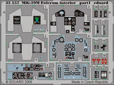 Eduard 1/32 MiG-29M Interior (Trumpeter) 32557 • $10.49