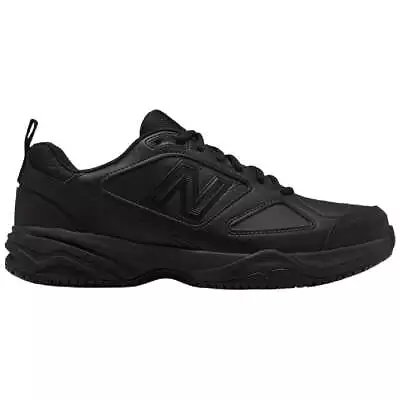 New Balance | Mens MID626K2 2E-Wide Slip-Resistant Leather Work Shoes (Black) • $149.99