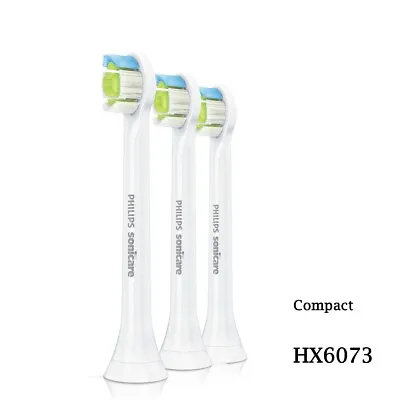 $29.99 • Buy 3pcs Philips Sonicare DiamondClean Compact Sonic Toothbrush Mini Heads HX6073