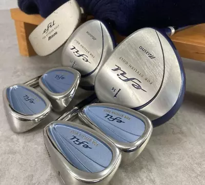 Ladies Mizuno Efil Club Set 1W 4W 579i Sw PT 7pc RH Graphite Flex L Women Golf • $299.99