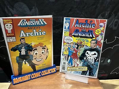 2 Comic Lot- Archie Meets Punisher #1  (Marvel 1994) Both In Great Condition • £14.60