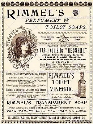 Advert Make Up Perfumery Toilet Soaps New Art Print Poster Picture Cc2579 • £11.99