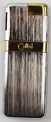 Vintage Colibri Gold & Brushed Silver Lighter DS4 • $24.95