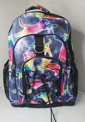 Pottery Barn Teen CATS IN SPACE Gear Up Large Backpack Kitty Lightening  • $34.99