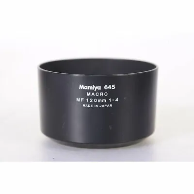 Mamiya M645 Afd Lens Hood/ Sun Visor To Af 4/120 Macro #314015 • $74.51