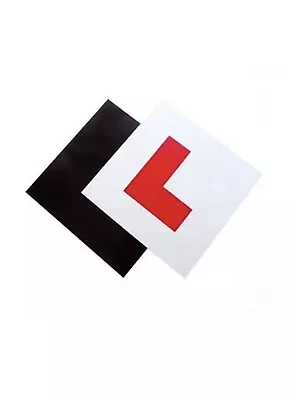 2 Pack Premium Fully Magnetic L Plates Extra Thick Strong Learner Plates Driver  • £2.99