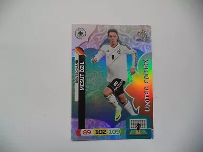 Panini Adrenalyn Euro 2012 Mesut Ozil Limited Edition UEFA Poland Ukraine Ozil • £3.85