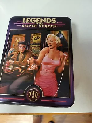 Legends Of The Silver Screen Java Dreams Puzzle Tin - Elvis And Marilyn Monroe  • $10