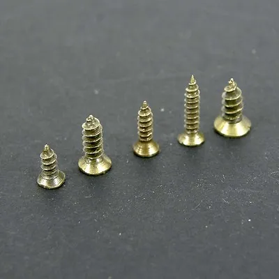 Tiny Small Antique Brass Plated Pozi Head Screws M2x6 M2.6x8 M2x8 M2x10 M3x8 • £2.50