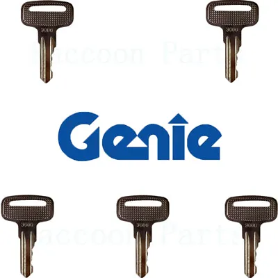 $9.50 • Buy 5 Genie Ignition Keys Boom Lift & Telescopic & Trailered & Electric Scissor Lift