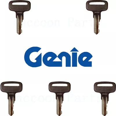 $9.50 • Buy 5 Genie Ignition Keys Boom Lift & Telescopic & Trailered & Electric Scissor Lift