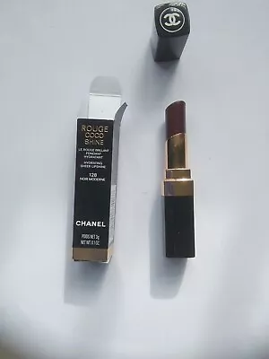 Chanel Rouge Coco Shine Hydrating Sheer Lipshine 3g Noir Moderne- Boxed • £19.95