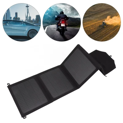 Foldable Solar Panel 4 Fold 40W Solar Charger With 2 USB Interfaces For • £49.14