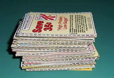 Vintage Lot 1980s Era Grocery Coupons Special K Cereal Frosted Flakes Froot Loop • $19.95