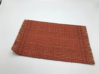 Vintage Dollhouse Rug 6.75” X 4.25” Orange Tan • $8.99