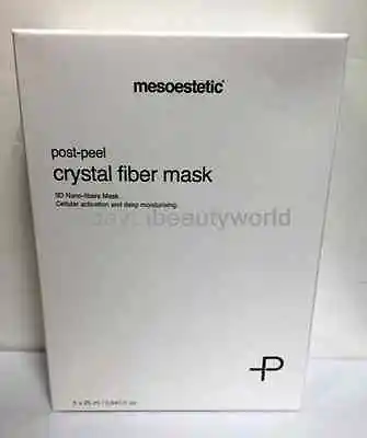 Mesoestetic Post-peel Crystal Fiber Mask Box Of 5pcs New In Box #usau • $84.19