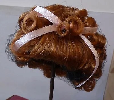 Vintage Doll Wig Monique Charmaine Size 7-8 Carrot Red Curls MIB P2197 • $13.99