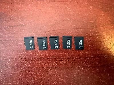 2GB Micro SD Memory Card Black - Lot Of 5 Cards • $7.95