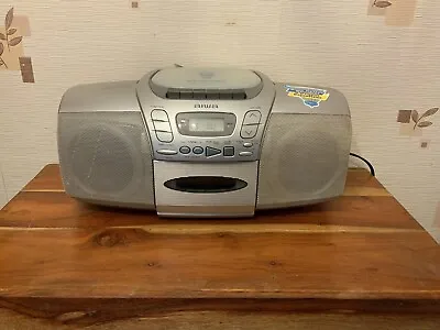 £15 • Buy Aiwa CSD-TD24 Boombox CD Player Tape Recorder Radio 3 Mode Equaliser, Vintage
