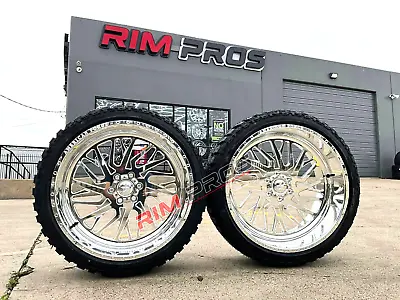 4 New 24x12 AMERICAN FORCE NOVA WHEEL  Rims 35”  Tire 8X180 FOR GMC CHEVY 8 LUG • $5299