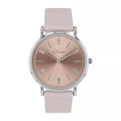 S.oliver Ladies Watch Wristwatch Silicone 2038368 • $55.83