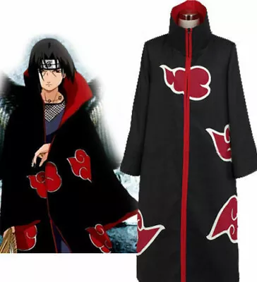 Naruto Shippuden Akatsuki Hokage Robe Cloak Coat Anime Cosplay Costume Halloween • $19.99