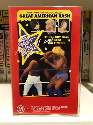 Wcw The Great American Bash - The Glory Days - Live From Baltimore - Vhs • $250