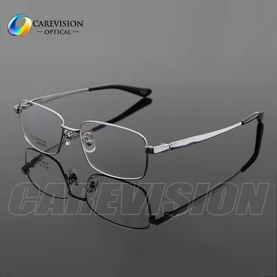 New Designer Men's Full Rim Pure Titanium Eyeglasses Frame Rectangular Eyewear • $29.95