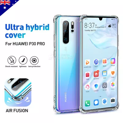 For Huawei P30 Pro P30 Shockproof Crystal Clear Bumper Ultra Slim Case Cover • $5.79