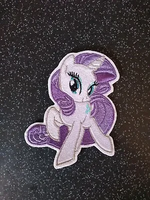 My Little Pony MLP Rarity Embroidery Iron On Sew Patch 4 X 4 Inches • $3.79