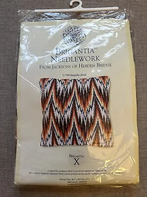 BRIGANTIA NEEDLEWORK Bargello (Red) Cushion Tapestry Kit • £45