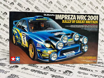 TAMIYA VINTAGE  1:24 Scale Subaru Impreza WRC 2001 GB Rally Model Kit • £55.99