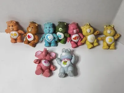 £115.89 • Buy 1983 Care Bear Care Bears Vintage Lot 3  Figures Figurines Toys Lot Of 9!